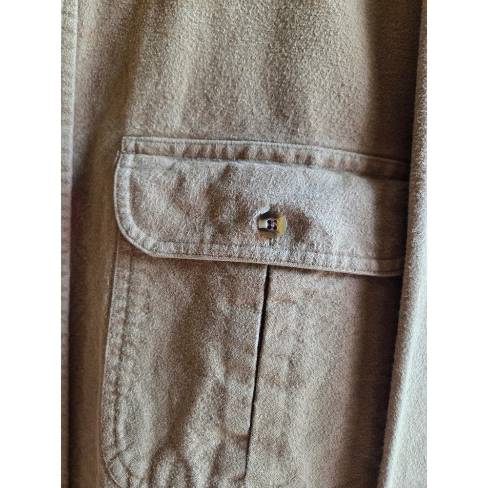Cabela's Mens Shirt XL Work Outdoor Chamois Button Up Heavyweight Long Sleeve - Picture 4 of 5